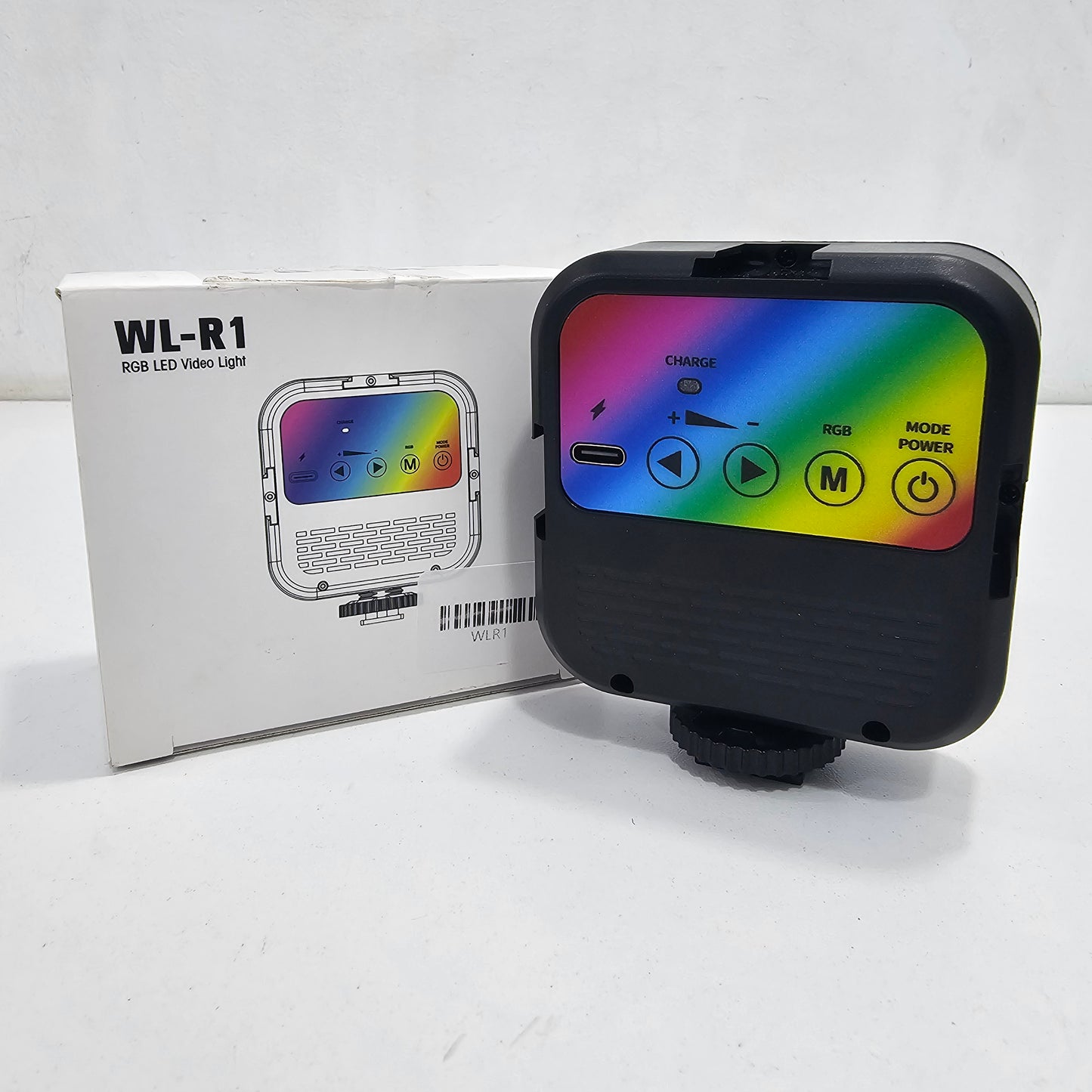 Led rgb wl-r1 إضاءة ذكية متعددة ألوان و تأثيرات قابلة لإعادة الشحن
