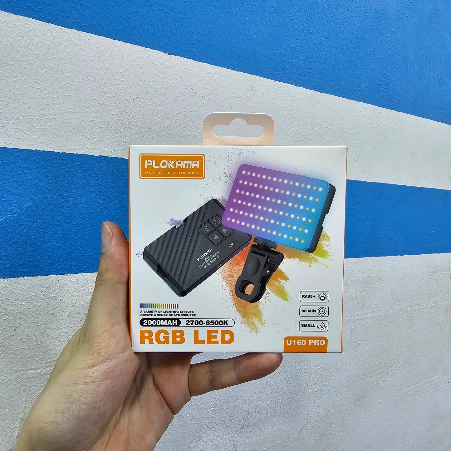 🚀 الإضاءة التي تحتاجها لتبدع في كل لقطة – Plokama U160 Pro RGB!