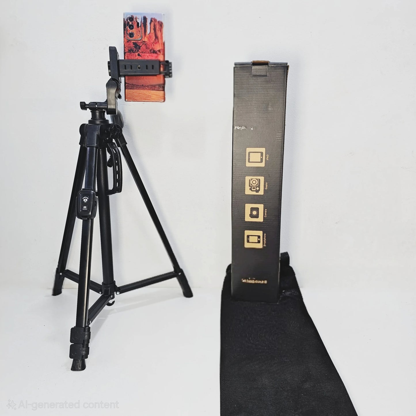 Tripod pro تريبود صوليد للهاتف و الكاميرا مع ريموت بلوتوث بسعر مناسب للجميع